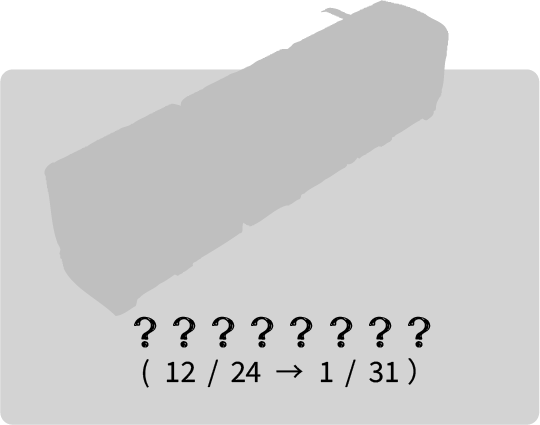 ？？？？？？？？ 12/24 → 1/31